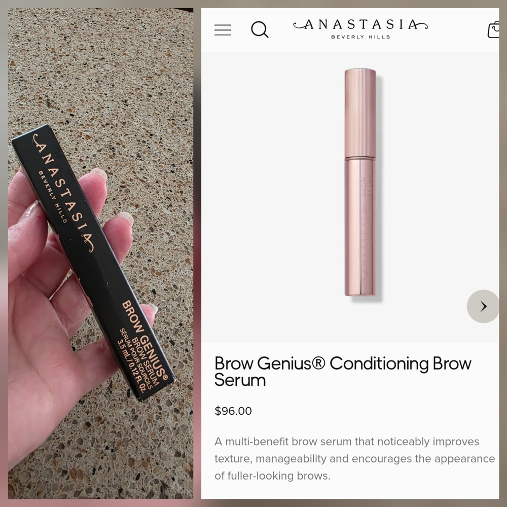 Anastasia Beverly Hills Brow Genius Serum - Black and Rose Gold